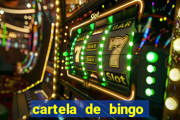 cartela de bingo cha de panela